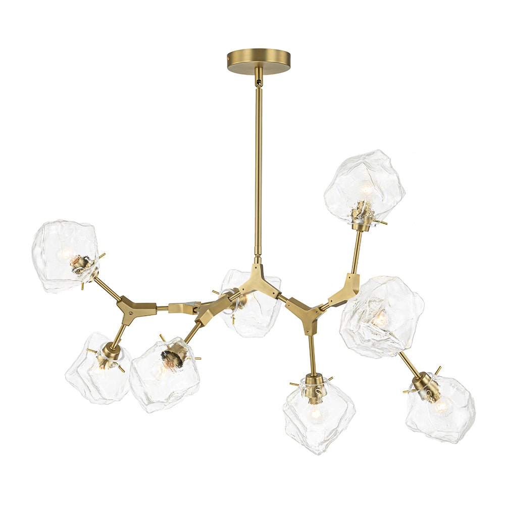 Freyza | Vatnun Organic Branch Glass Chandelier – Dining Room Living Room