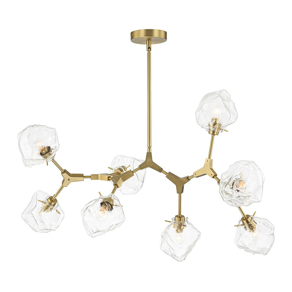 Freyza | Vatnun Organic Branch Glass Chandelier – Dining Room Living Room