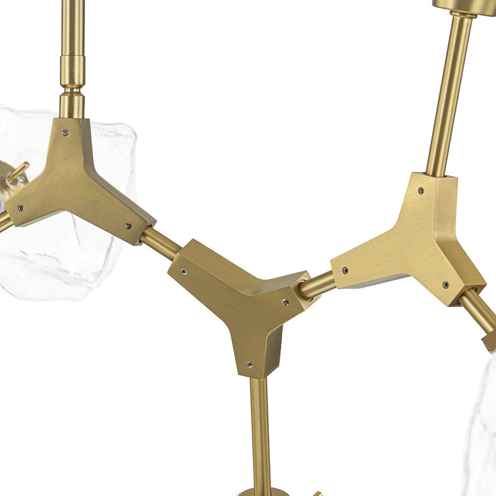 Freyza | Vatnun Organic Branch Glass Chandelier – Dining Room Living Room