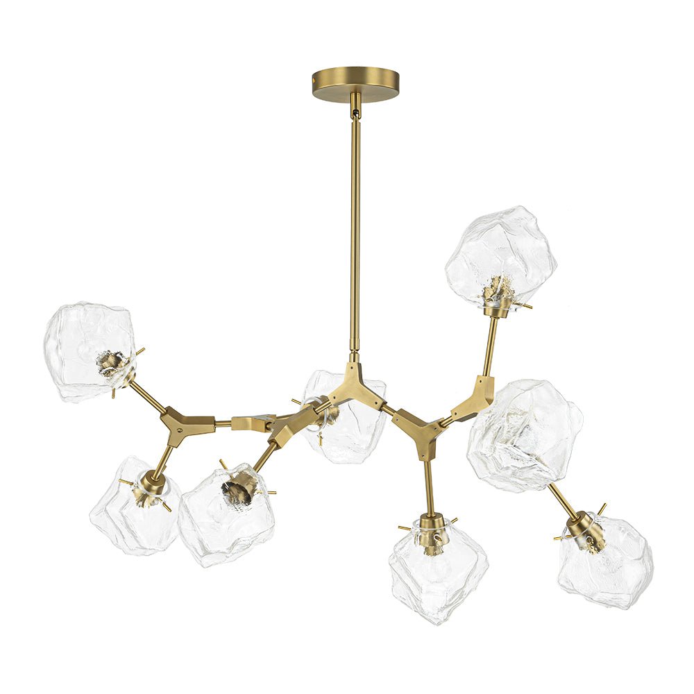 Freyza | Vatnun Organic Branch Glass Chandelier – Dining Room Living Room