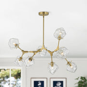 Freyza | Vatnun Organic Branch Glass Chandelier – Dining Room Living Room