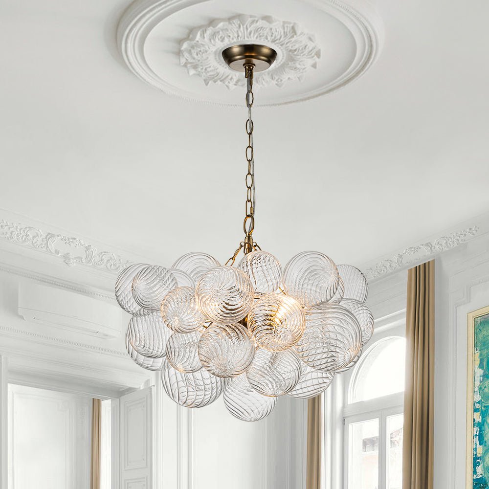 Freyza | Lustre en laiton artistique Stellia Bubble – Salle à manger, salon