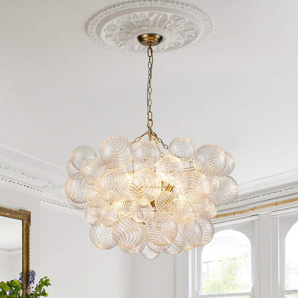 Freyza | Lustre en laiton artistique Stellia Bubble – Salle à manger, salon