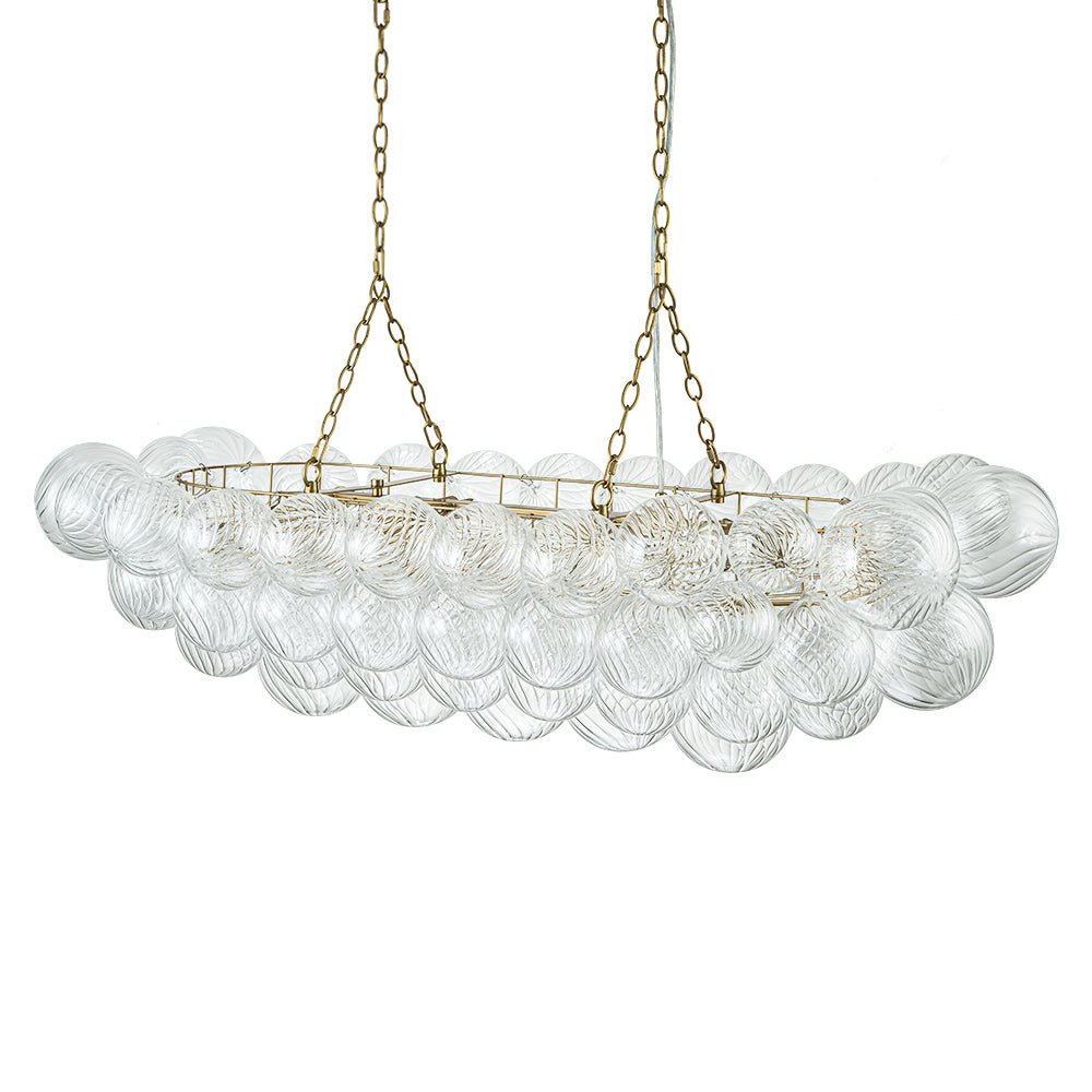 Freyza | Lustre linéaire en verre Ornhog – Salle à manger, salon