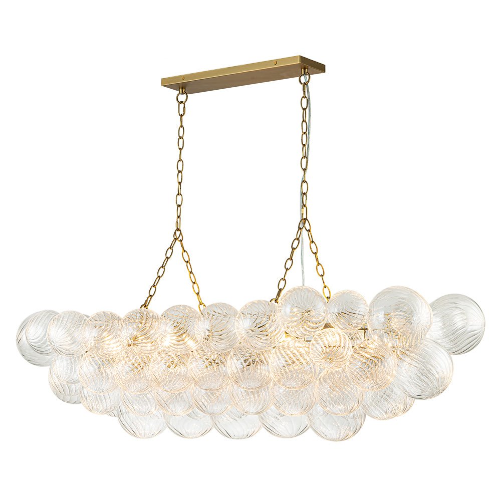 Freyza | Lustre linéaire en verre Ornhog – Salle à manger, salon