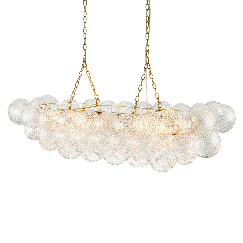 Freyza | Lustre linéaire en verre Ornhog – Salle à manger, salon