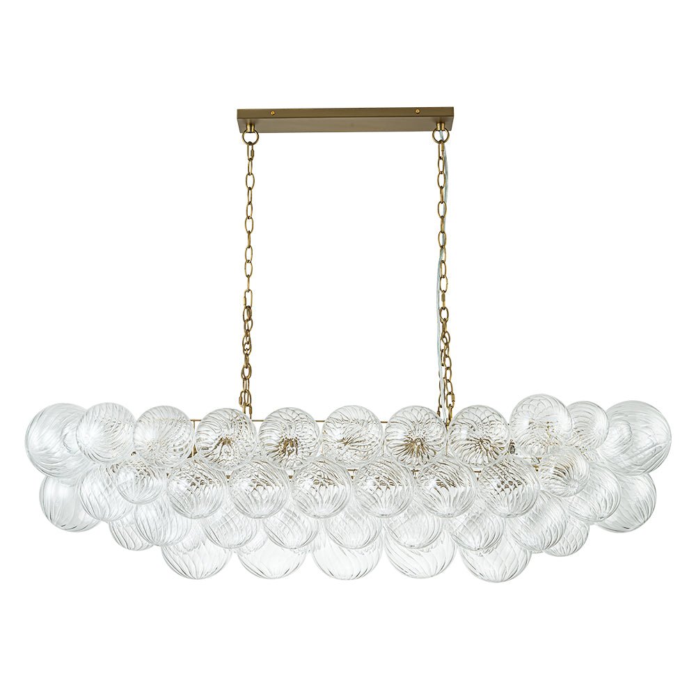 Freyza | Lustre linéaire en verre Ornhog – Salle à manger, salon