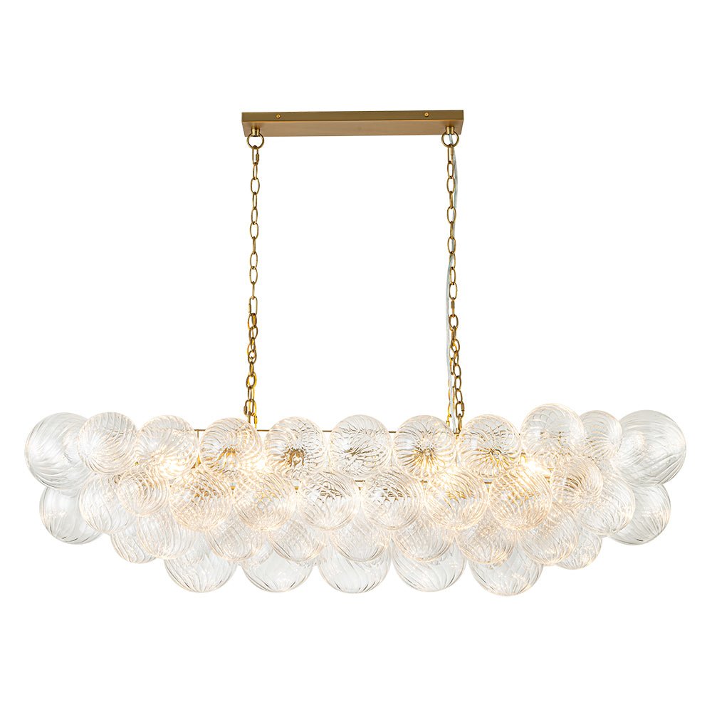 Freyza | Lustre linéaire en verre Ornhog – Salle à manger, salon