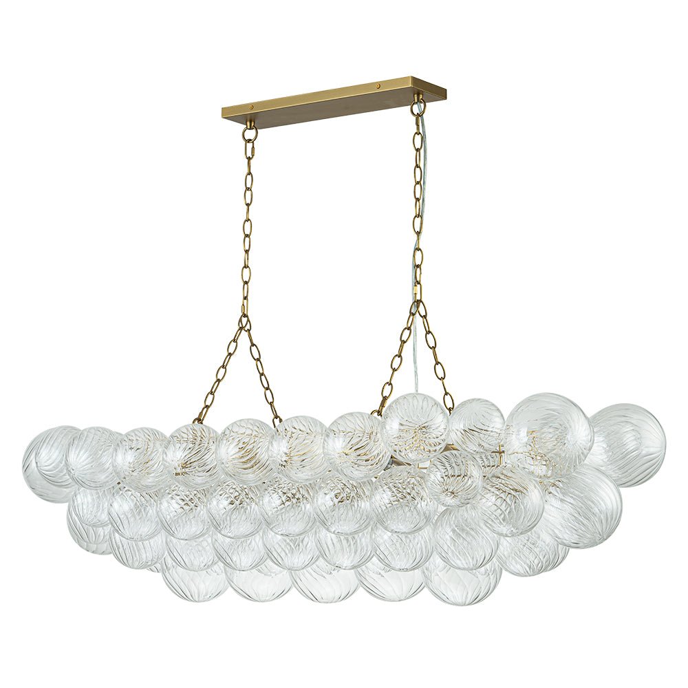 Freyza | Lustre linéaire en verre Ornhog – Salle à manger, salon