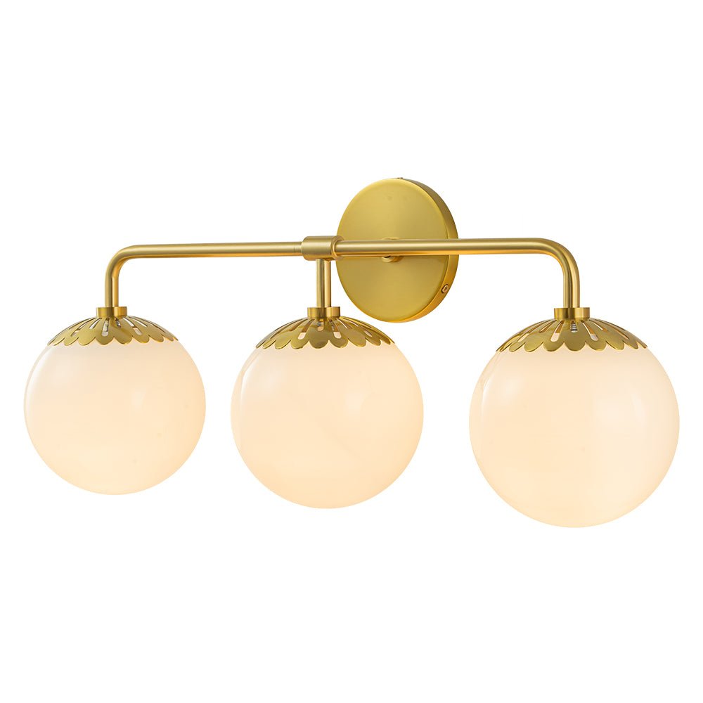 Freyza | Yrvun Applique murale moderne en verre opale – Salon et couloir modernes