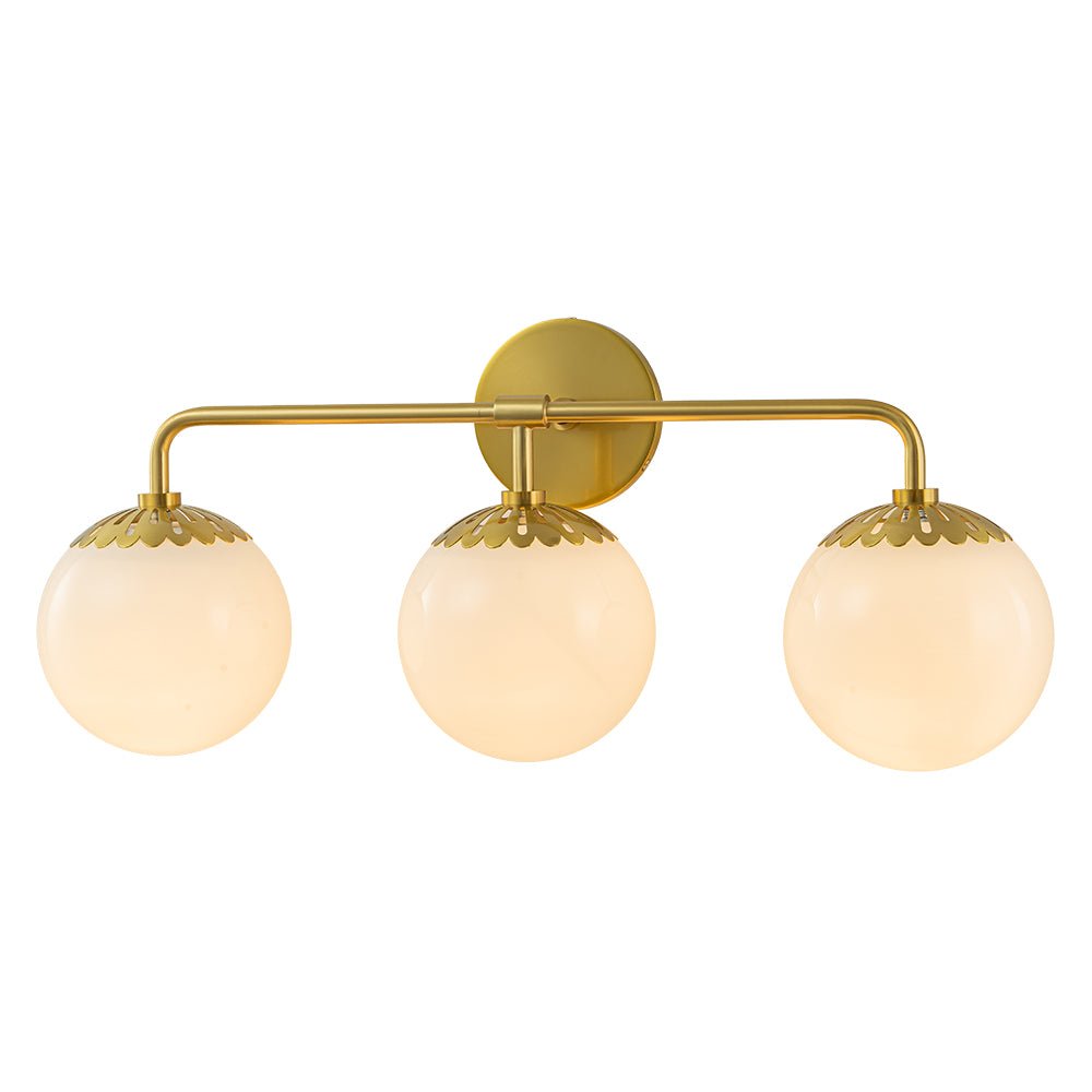 Freyza | Yrvun Applique murale moderne en verre opale – Salon et couloir modernes