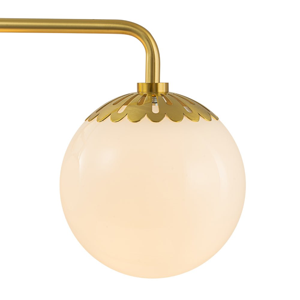 Freyza | Yrvun Applique murale moderne en verre opale – Salon et couloir modernes