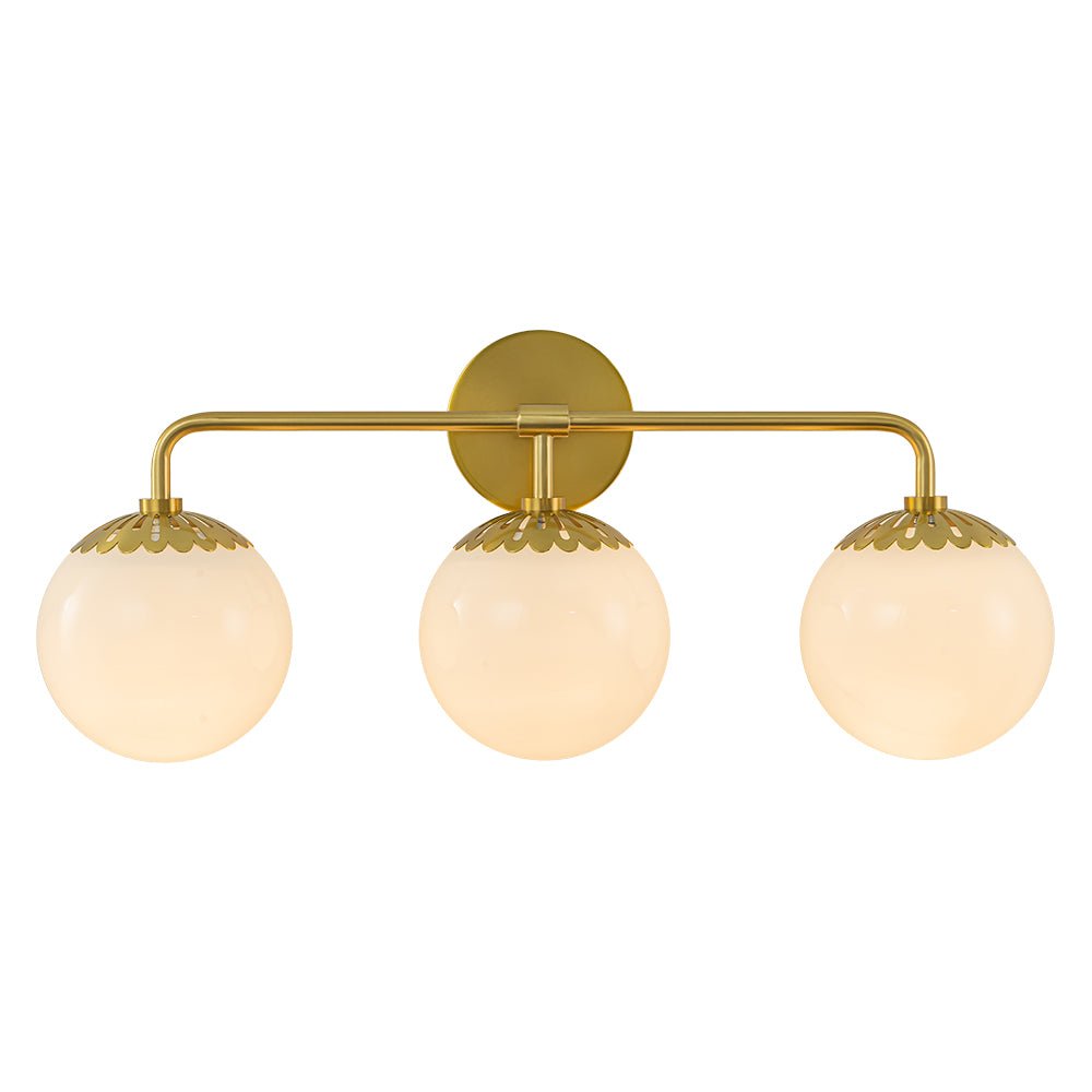 Freyza | Yrvun Applique murale moderne en verre opale – Salon et couloir modernes
