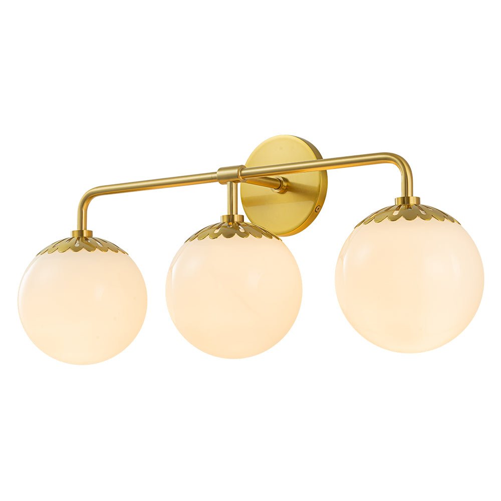 Freyza | Yrvun Applique murale moderne en verre opale – Salon et couloir modernes