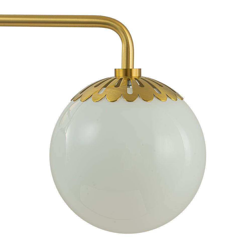 Freyza | Yrvun Applique murale moderne en verre opale – Salon et couloir modernes