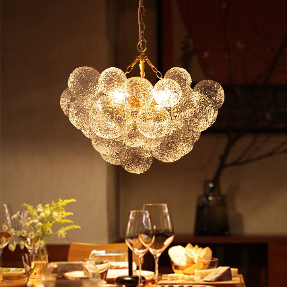 Freyza | Mjuka Luxe-Glas-Kronleuchter – Esszimmer Wohnzimmer