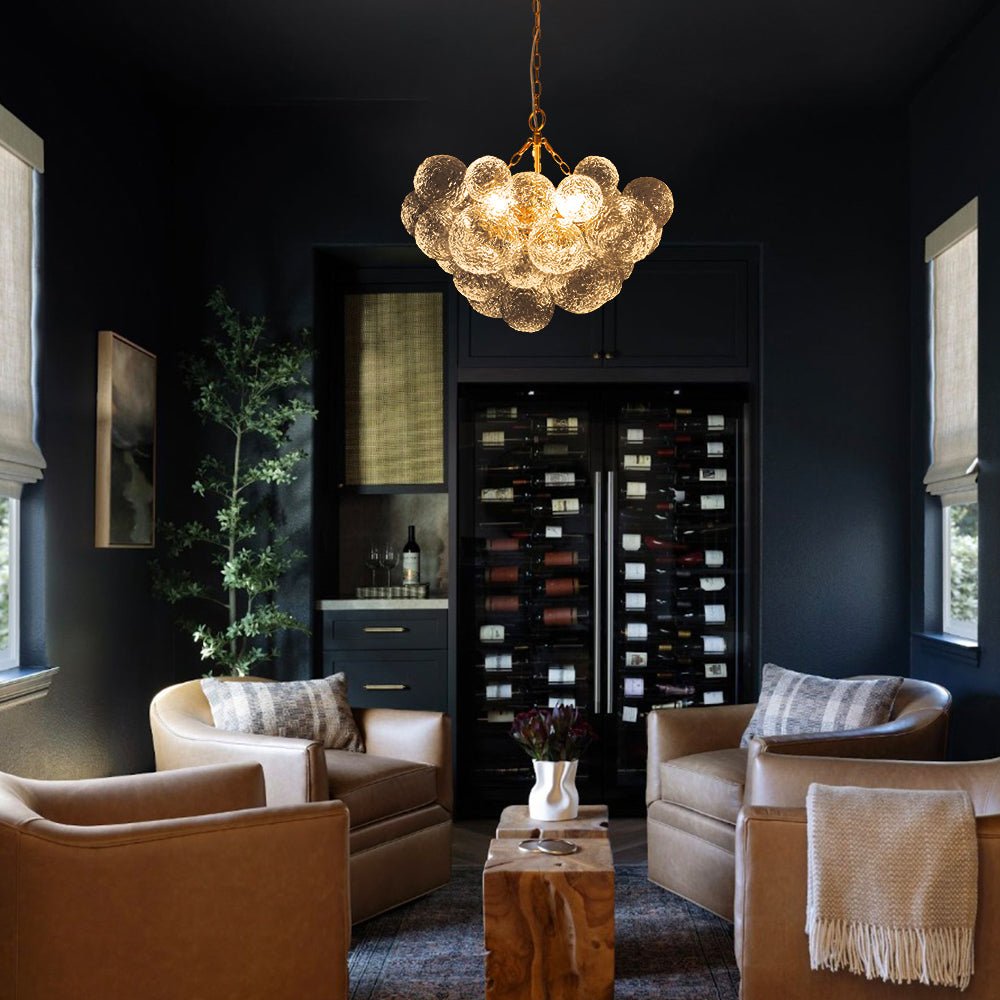 Freyza | Mjuka Luxe-Glas-Kronleuchter – Esszimmer Wohnzimmer