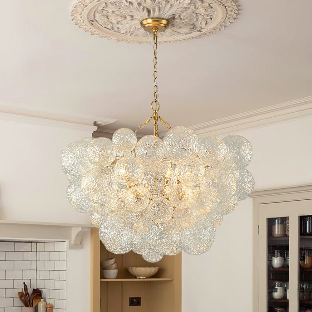 Freyza | Mjuka Luxe-Glas-Kronleuchter – Esszimmer Wohnzimmer