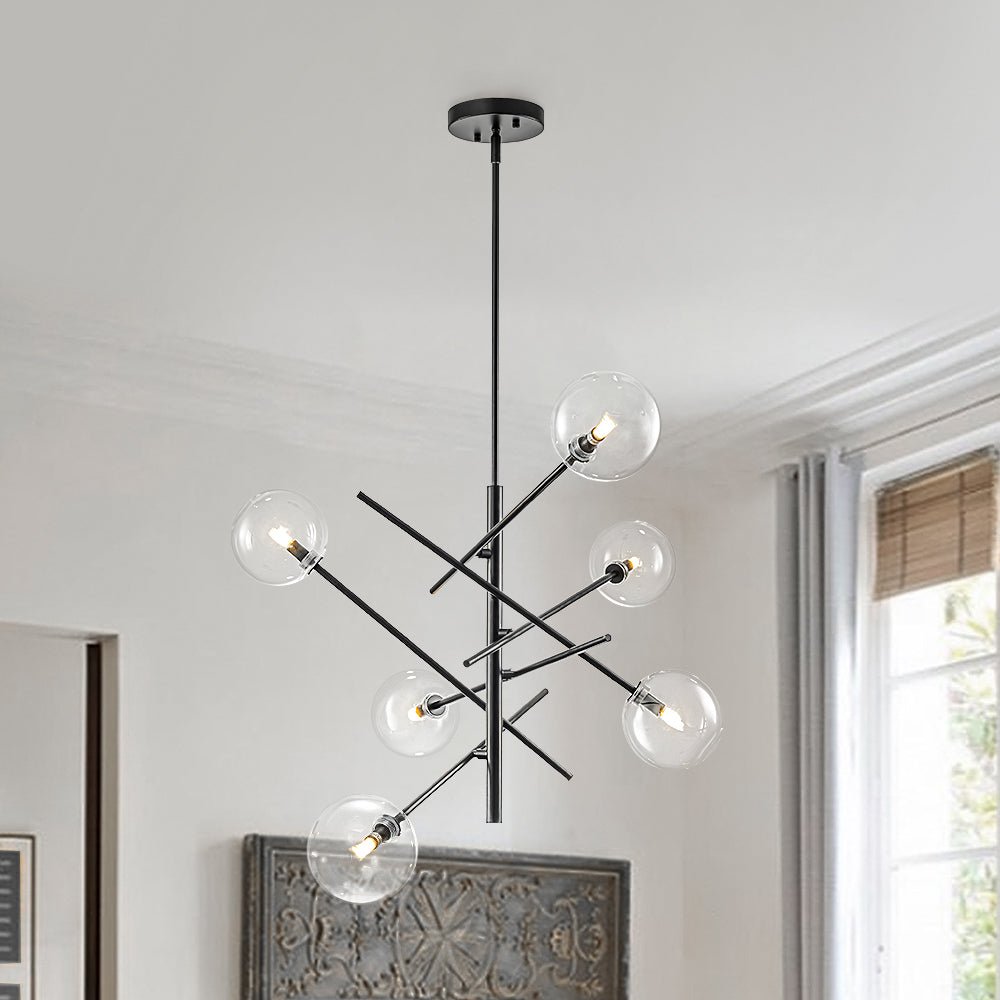 Freyza | Glitre Celestial Sputnik Glass Chandelier – Dining Room Living Room