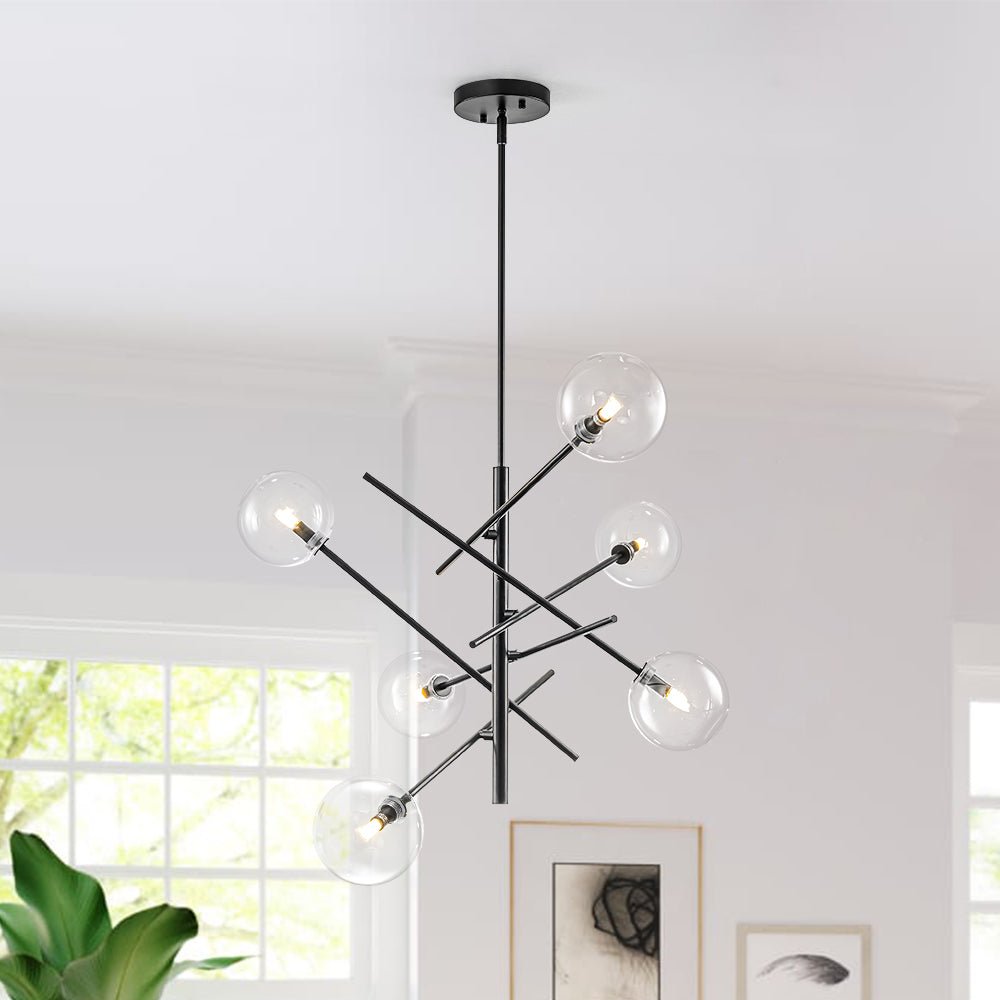 Freyza | Glitre Celestial Sputnik Glass Chandelier – Dining Room Living Room
