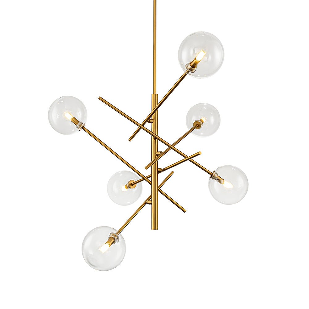Freyza | Glitre Celestial Sputnik Glass Chandelier – Dining Room Living Room