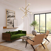 Freyza | Glitre Celestial Sputnik Glass Chandelier – Dining Room Living Room