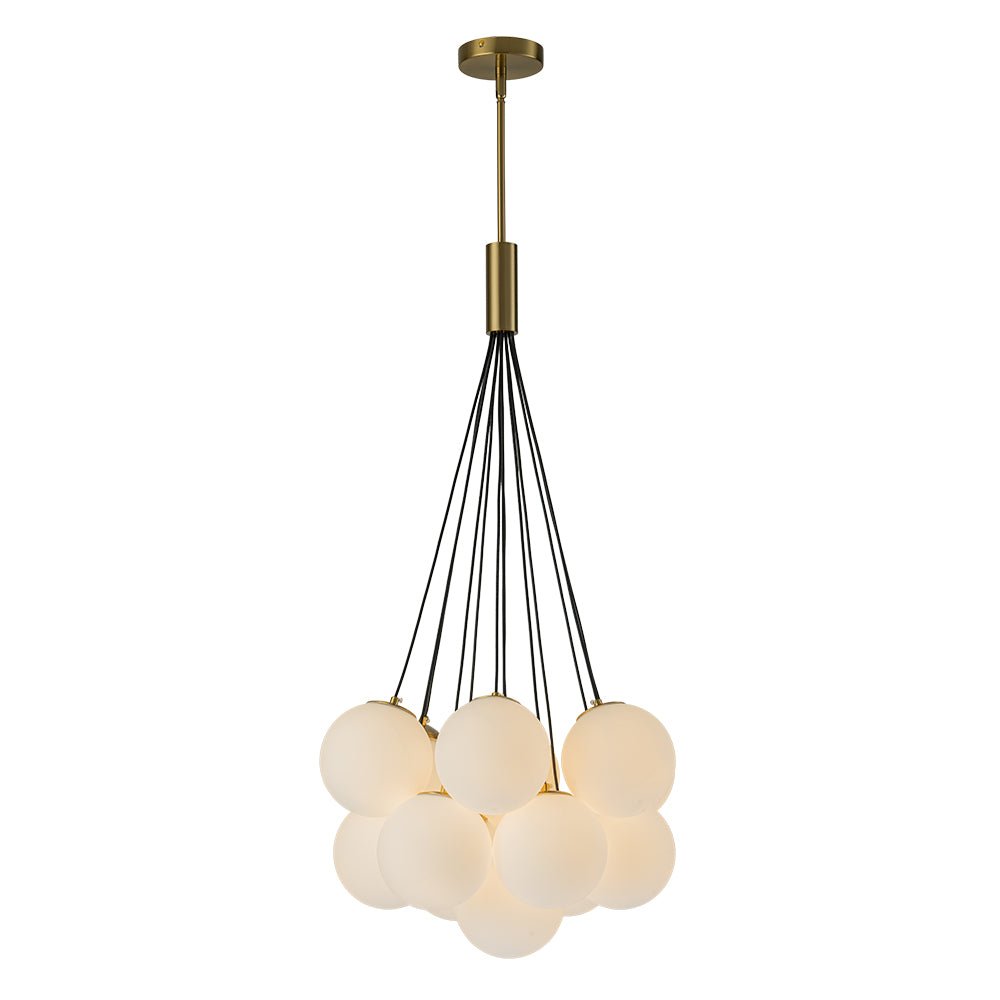 Freyza | Mjuka Cloud Style Glas-Opal-Kronleuchter – Esszimmer Wohnzimmer