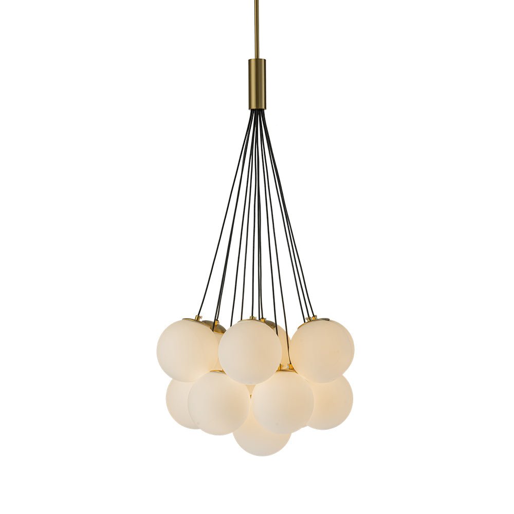 Freyza | Mjuka Cloud Style Glas-Opal-Kronleuchter – Esszimmer Wohnzimmer