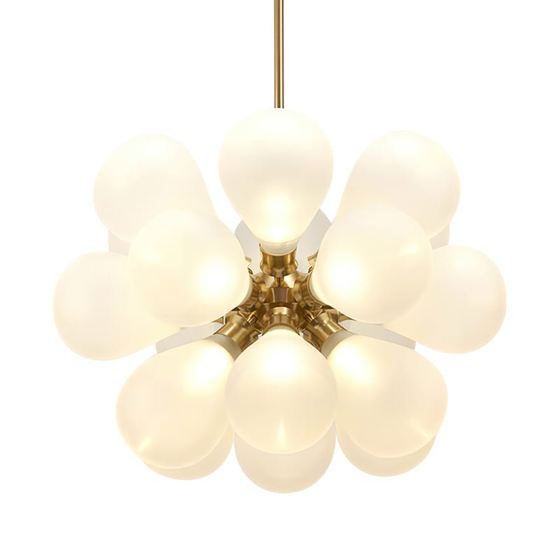 Freyza | Jarnbrul Modern Glass Glass Chandelier – Modern Dining Room Living Room