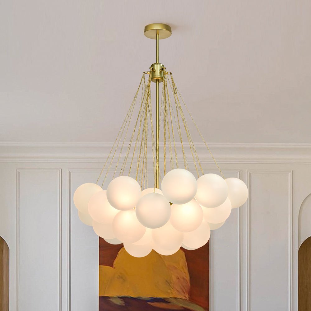 Freyza | Hjemli Modern Glass Glass Chandelier – Modern Dining Room Living Room