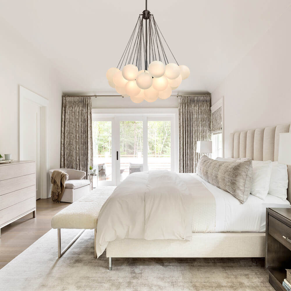 Freyza | Hjemli Modern Glass Glass Chandelier – Modern Dining Room Living Room