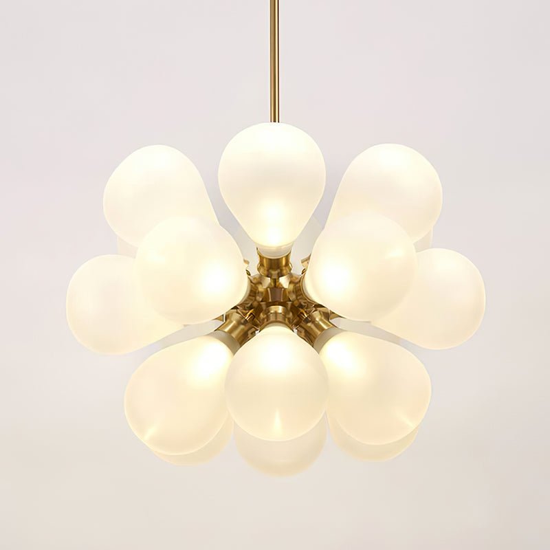 Freyza | Jarnbrul Modern Glass Glass Chandelier – Modern Dining Room Living Room
