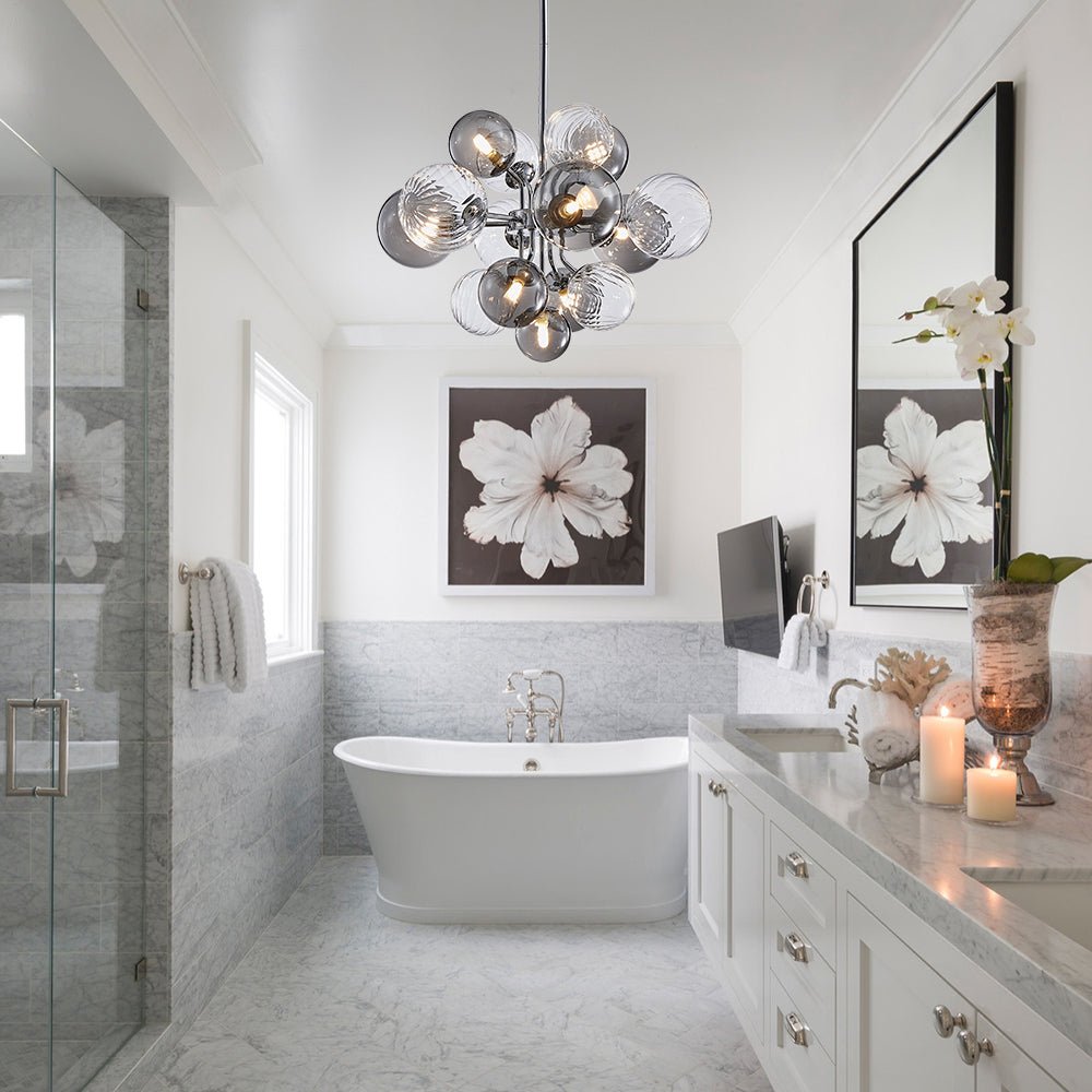 Freyza | Virela Postmodern luxury Glass Chandelier – Modern Dining Room Living Room