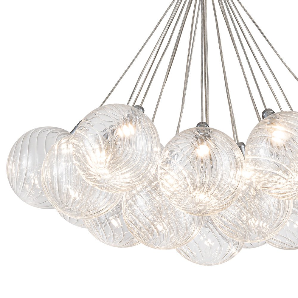 Freyza | Waegn Modern Glass Glass Chandelier – Modern Dining Room Living Room