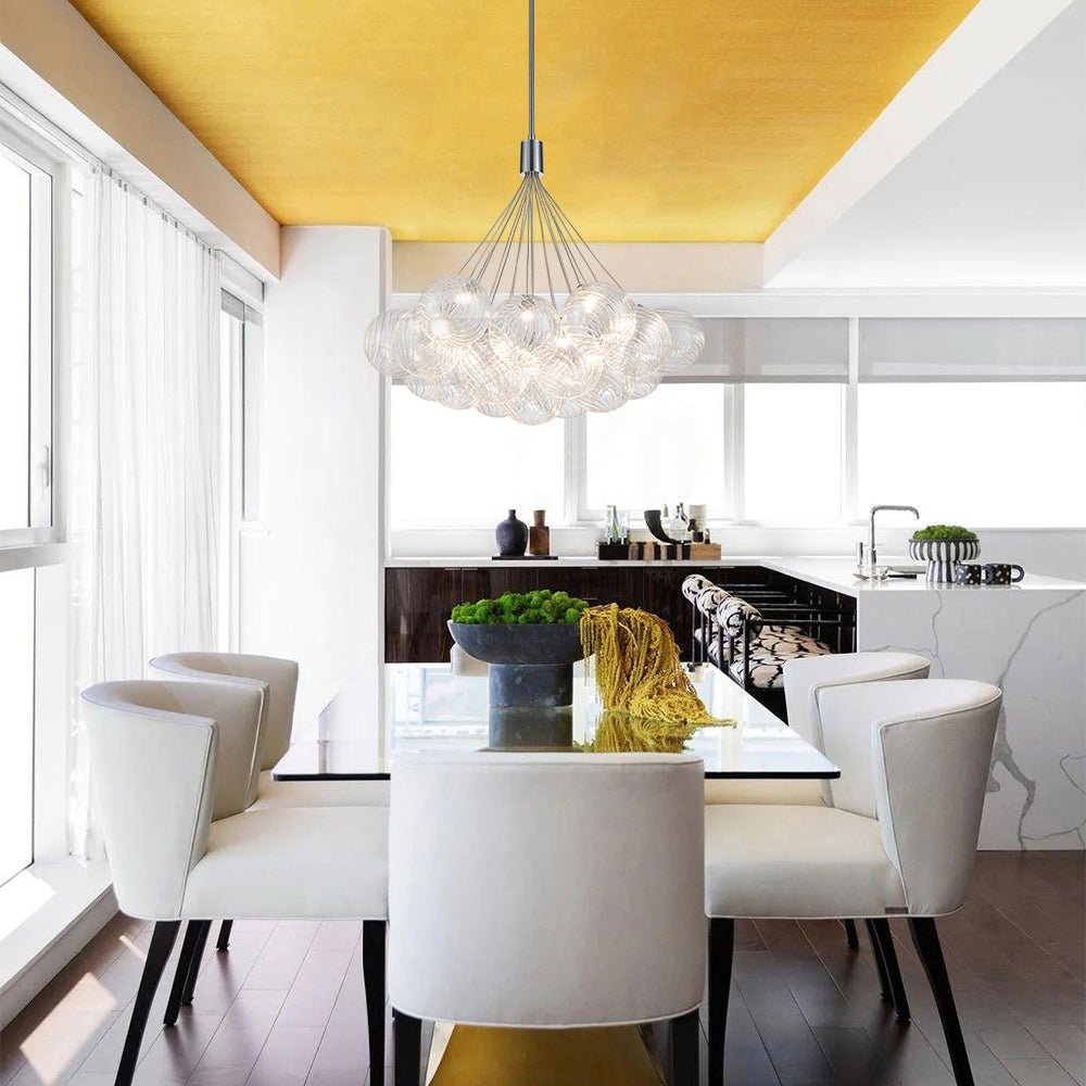 Freyza | Waegn Modern Glass Glass Chandelier – Modern Dining Room Living Room