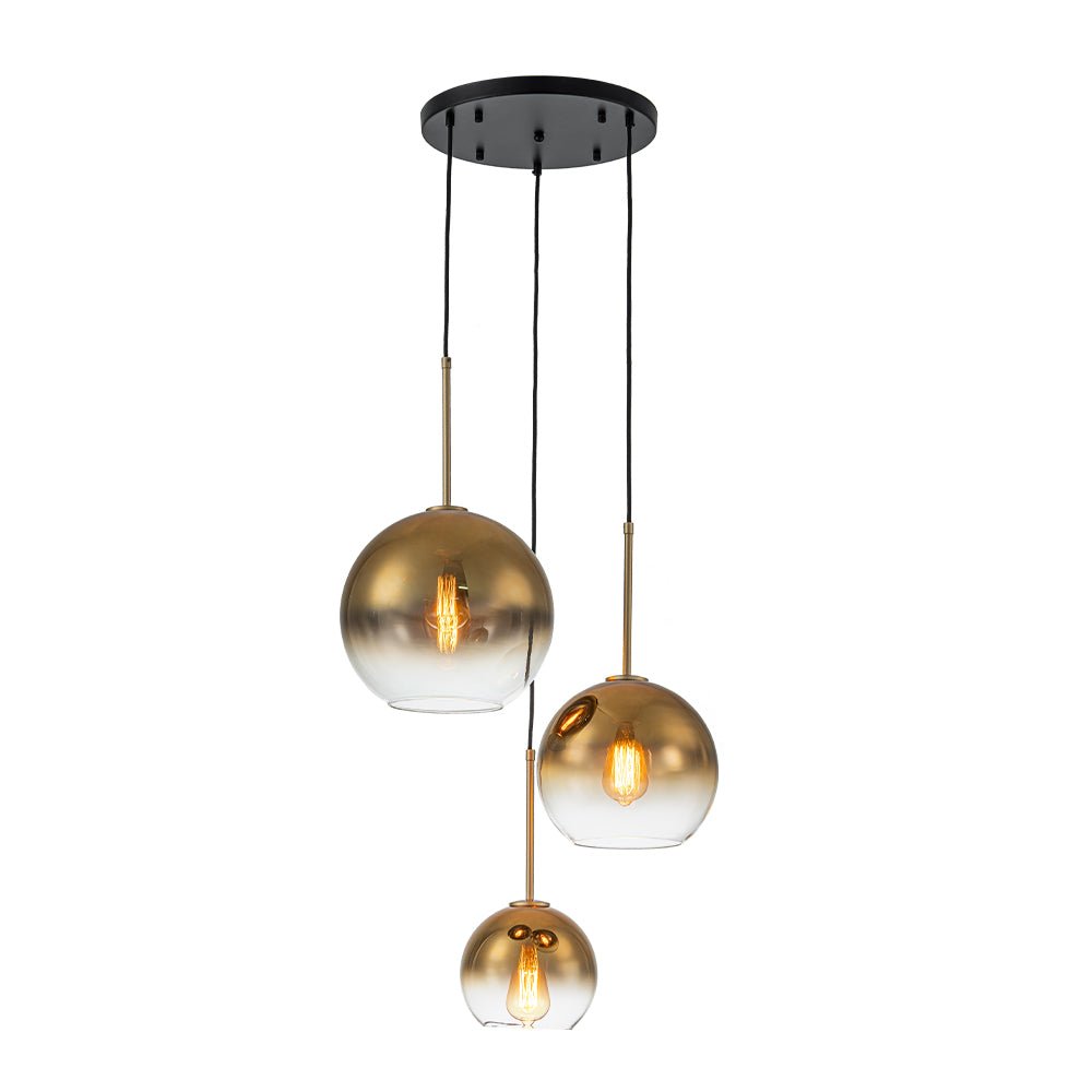 Freyza | Ostruvix Contemporary Polished Glass Chandelier – Contemporary Dining Room Living Room