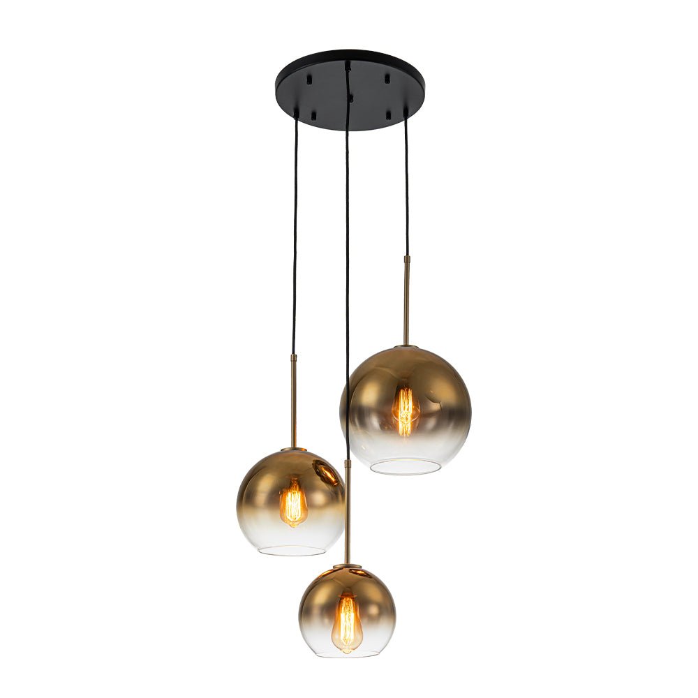 Freyza | Ostruvix Contemporary Polished Glass Chandelier – Contemporary Dining Room Living Room