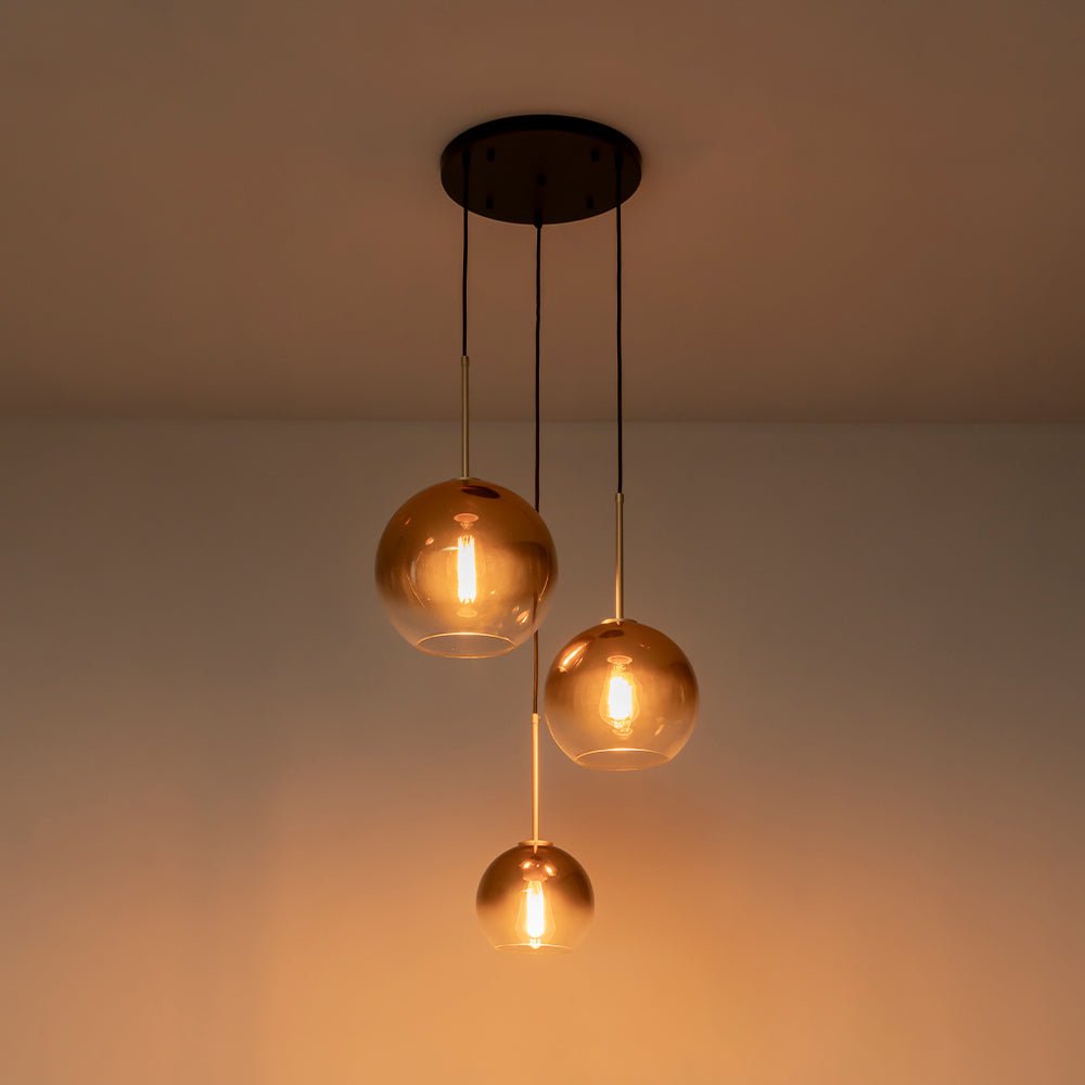Freyza | Ostruvix Contemporary Polished Glass Chandelier – Contemporary Dining Room Living Room