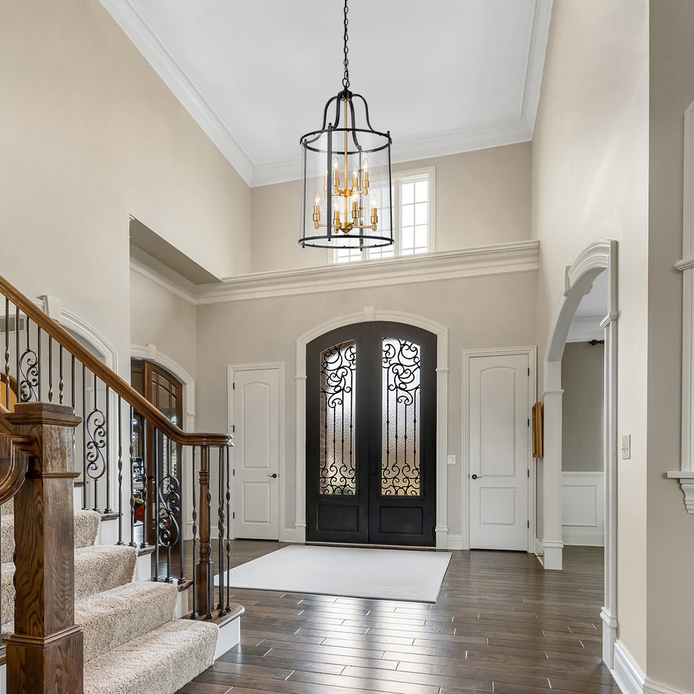 Freyza | Norviah Traditional Pendant Chandelier – Traditional Dining Room Living Room