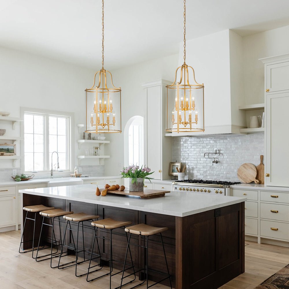 Freyza | Norviah Traditional Pendant Chandelier – Traditional Dining Room Living Room