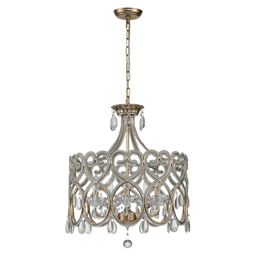 Freyza | Cielo Antique Crystal Crystal Antique Chandelier – Dining Room Living Room