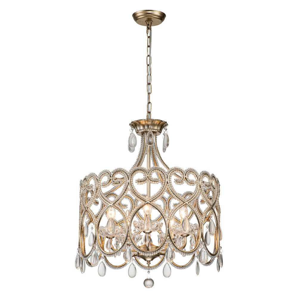 Freyza | Cielo Antique Crystal Crystal Antique Chandelier – Dining Room Living Room