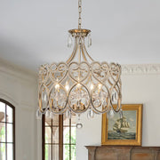 Freyza | Cielo Antique Crystal Crystal Antique Chandelier – Dining Room Living Room