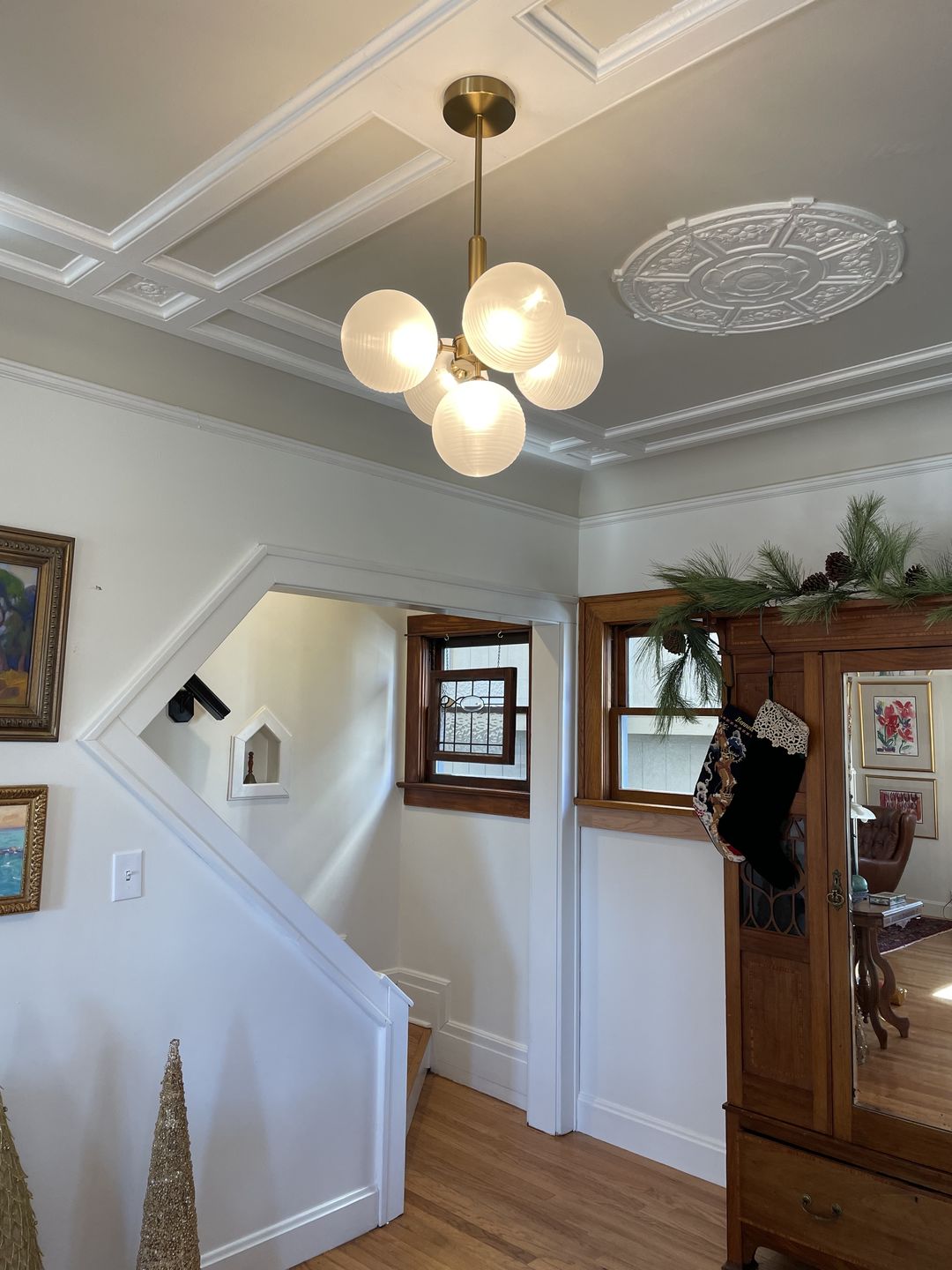 Freyza | Nimbu Glass Chandelier Glass Chandelier – Dining Room Living Room