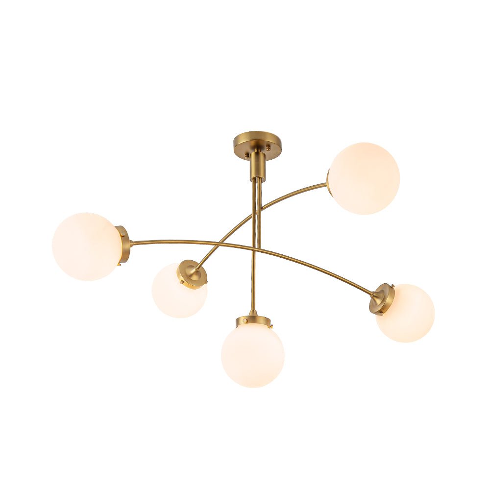 Freyza | Blikuvum Funky Seesaw Glass Chandelier – Dining Room Living Room