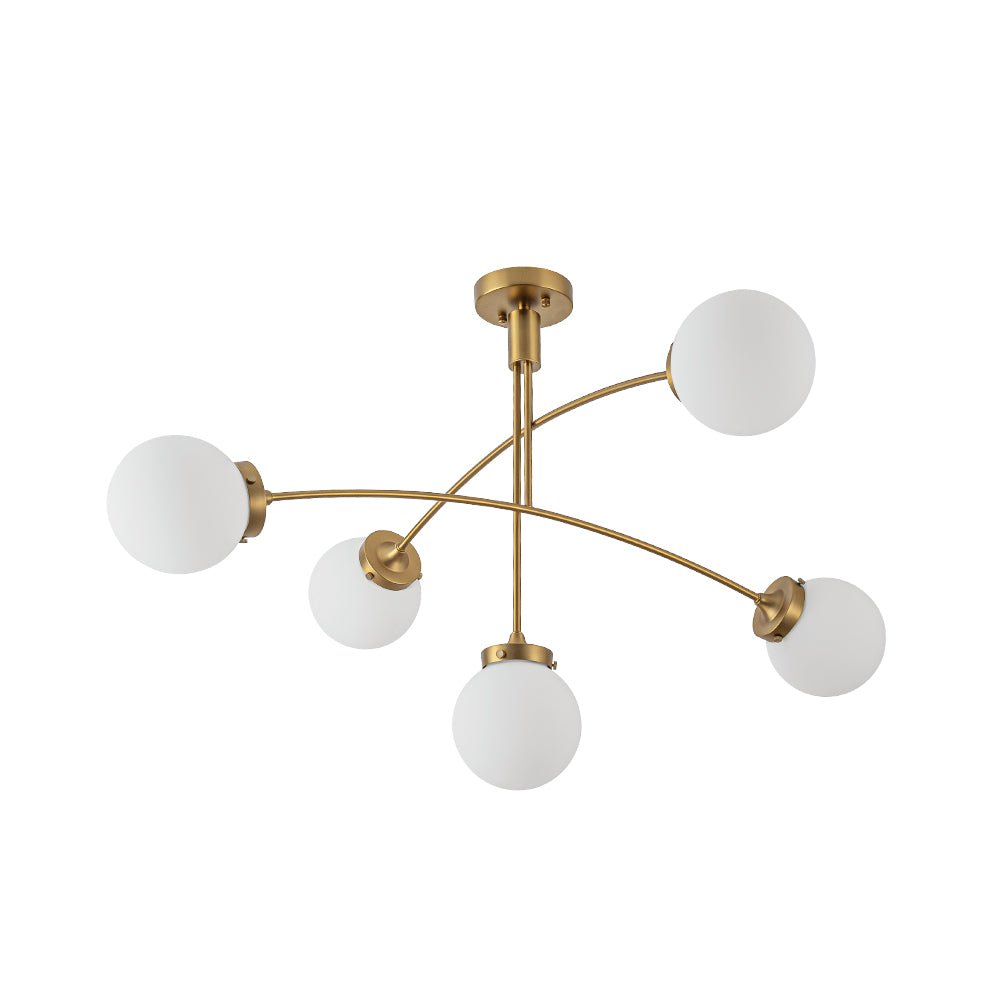 Freyza | Blikuvum Funky Seesaw Glass Chandelier – Dining Room Living Room
