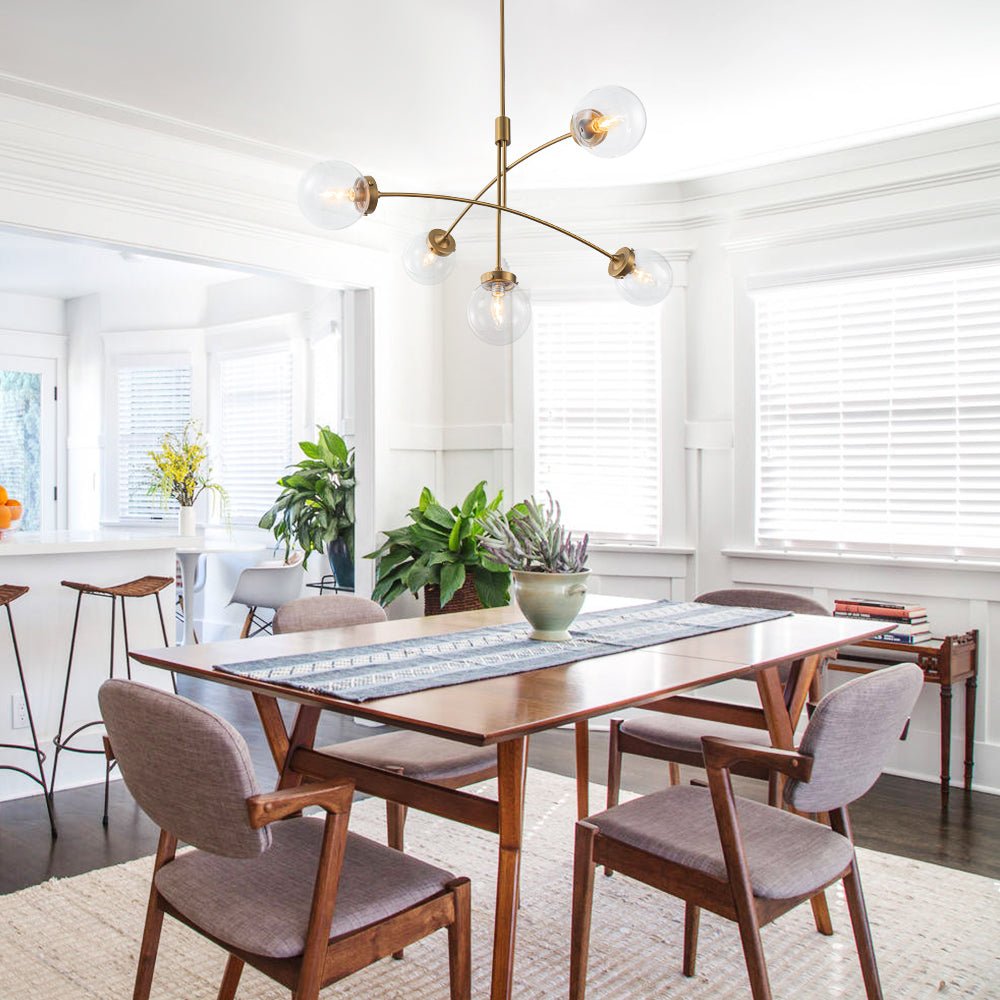 Freyza | Blikuvum Funky Seesaw Glass Chandelier – Dining Room Living Room
