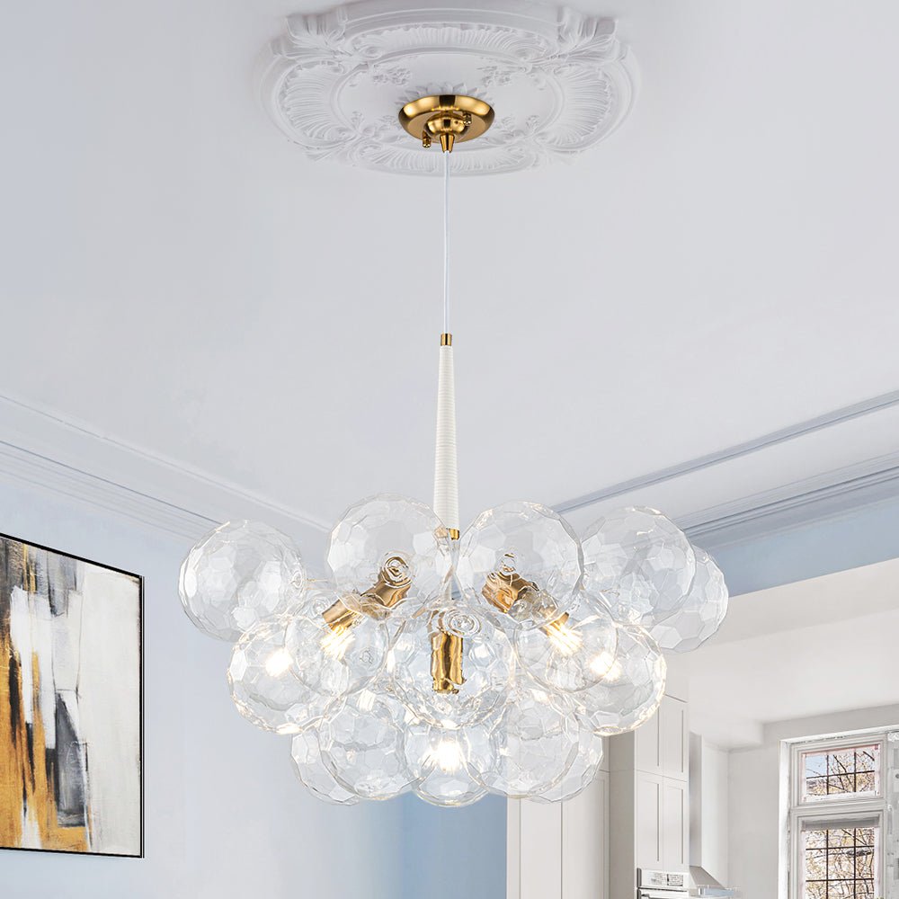 Freyza | Alvuvum Funky-Cluster-Glas-Kronleuchter – Esszimmer Wohnzimmer