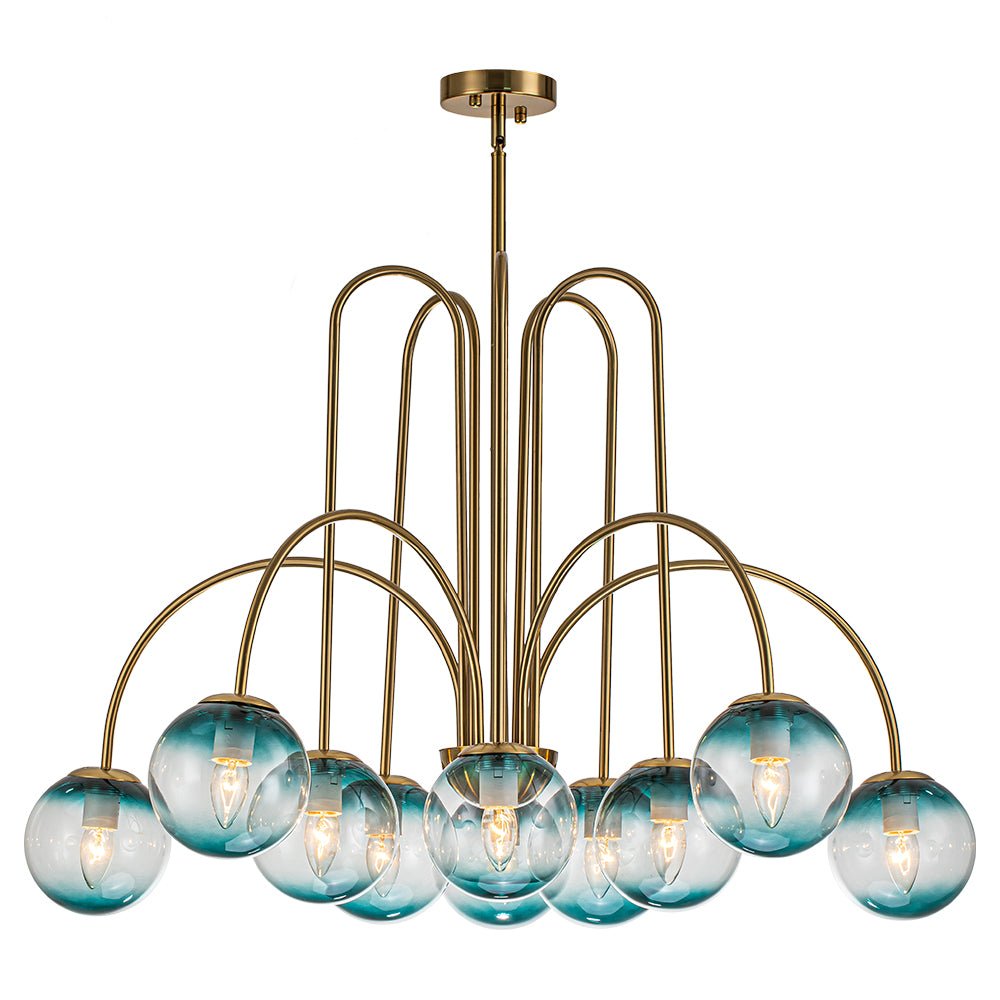 Freyza | Eiriksun Glass Chandelier Glass Chandelier – Dining Room Living Room