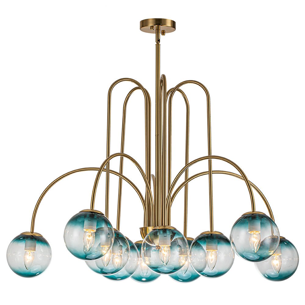 Freyza | Eiriksun Glass Chandelier Glass Chandelier – Dining Room Living Room